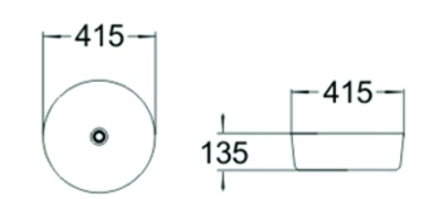 Раковина SantiLine 42 SL-1054 Белая