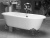 Чугунная ванна Elegansa Gretta 170x75 ножки Хром