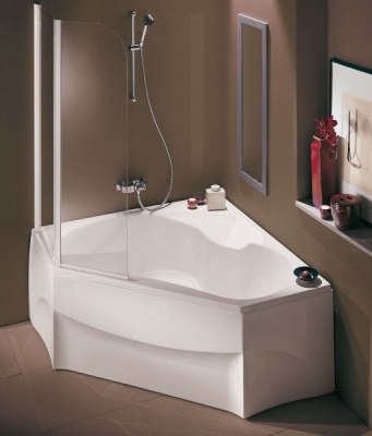 Акриловая ванна Jacob Delafon Bain Douche 135x135 L E6220-00 без гидромассажа