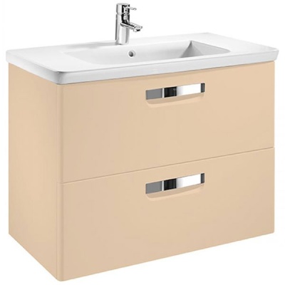 Тумба под раковину Roca The Gap 80 ZRU9302690 подвесная Бежевая