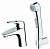 Смеситель для раковины Bravat Drop-D F148162C-1 с гигиеническим душем Хром