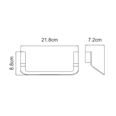 Полотенцедержатель WasserKRAFT Sauer K-7960 Золото глянцевое