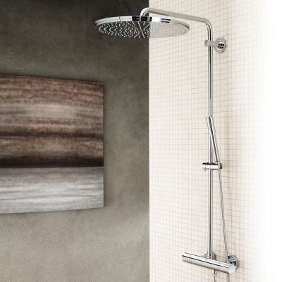 Душевая система Grohe Rainshower System 27174001 с термостатом Хром