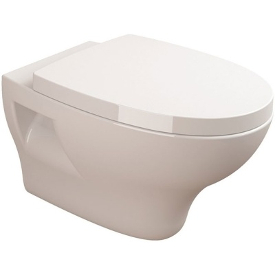 Унитаз Sanitana Pop S10077251000000+S80007461800000 подвесной с сиденьем Микролифт
