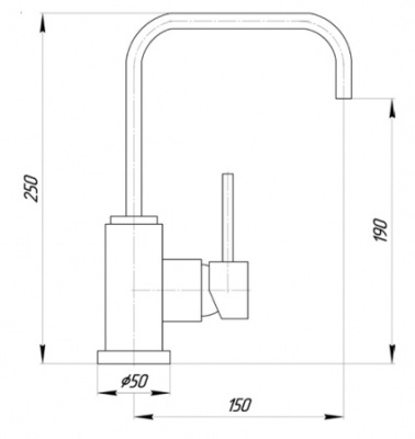 Смеситель для раковины Bugnatese Inside 9213Q CR (хром)