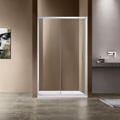 Душевая дверь Vincea Garda VDS-1G120CL 120x190 профиль Хром стекло прозрачное