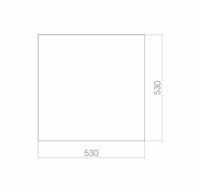 Зеркало Mixline Стиль Квадрат 53 525418 с фацетом