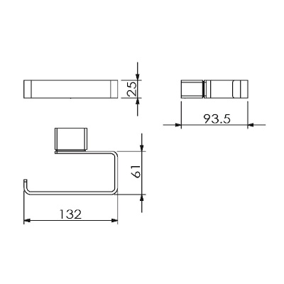 Держатель туалетной бумаги Langberger Vico 11343A Хром