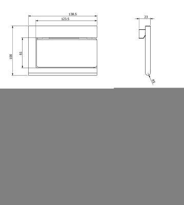 Держатель туалетной бумаги Langberger 38041A с крышкой Хром