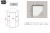 Душевой уголок Black&White Stellar Wind S301-1000х1000 радиальный профиль Серебристый хром стекло прозрачное