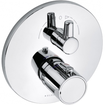 Смеситель для душа Kludi Zenta 388300545 с термостатом Хром