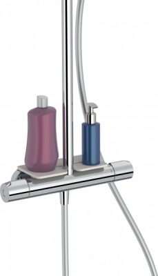 Душевая система Jacob Delafon Metro E26589-CP с термостатом Хром