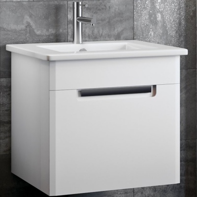 Тумба под раковину Opadiris Гранда 60 Z0000009905 подвесная Белая глянцевая