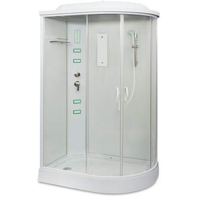 Душевая кабина Mirwell MR 4512P 120х80 L профиль Белый стекло прозрачное Душевая кабина Mirwell MR 4512P 120х80 L профиль Белый стекло прозрачное