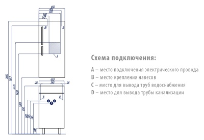 Тумба под раковину Акватон Эклипс 46 Н 1A172601EK560 Эбони темный