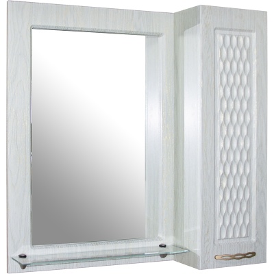 Зеркало со шкафом Mixline Ладога 85 539827 с подсветкой Зеленое