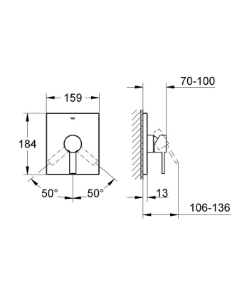 Смеситель для душа Grohe Allure 19317000 Хром