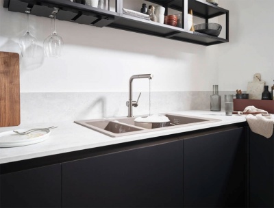 Смеситель для кухни Hansgrohe Talis M54 72808670 Черный матовый