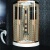 Душевая кабина Niagara Lux 7715 90x90 профиль Золото задняя стенка Золото