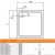 Поддон из стеклокомпозита Cezares Tray M A 90x90x4 Белый