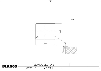 Кухонная мойка Blanco Legra 6 60 Антрацит