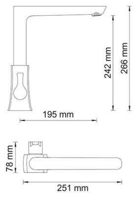 Смеситель для кухни WasserKRAFT Berkel 4807 Хром