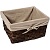 Корзина для белья WasserKRAFT Berkel 31x26x19 WB-480-S Коричневая