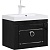 Тумба под раковину Aqwella 5 Stars Инфинити 60 Inf.01.06/001/BLK Черная