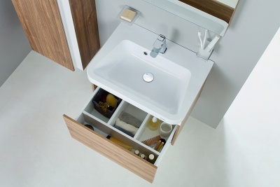 Тумба под раковину Ravak SD 10° 55 белая глянцевая