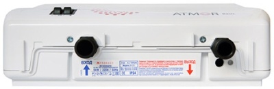 Водонагреватель проточный Atmor Basic+ 5 с душем и краном Белый