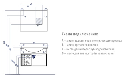 Тумба под раковину Акватон Сайгон 85 1A105701SA010 белая глянцевая/профиль алюмининий