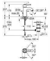 Смеситель для раковины Grohe Grandera 23303 Хром