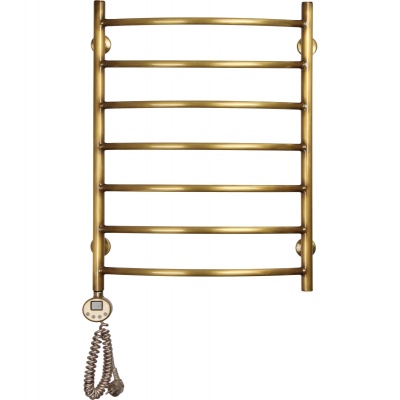 Полотенцесушитель электрический Domoterm Калипсо П7 500*700 АБР E L Античная бронза