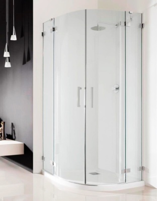 Дверь для душевого уголка Radaway Euphoria PDD 80x200 левая профиль хром, стекло прозрачное, левая
