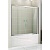 Шторка на ванну Cezares Pratico VF-2 170x140 профиль Хром стекло прозрачное