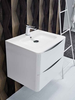 Тумба под раковину Vincea Roberta VMC-1R600LW подвесная L.White