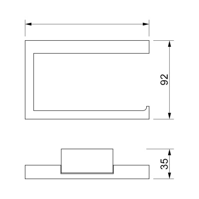 Держатель туалетной бумаги Novella Edizione ED-03111 Хром
