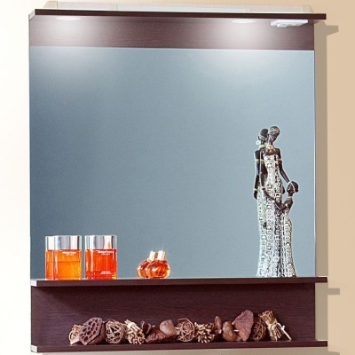 Зеркало Бриклаер Чили/Куба 80 с подсветкой Венге