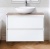 Комплект мебели для ванной BelBagno SET-KRAFT-700-BO-C-BB344-LOY-GRT-600/800 с зеркалом и смесителем Bianco Opaco, столешница - Cemento (без нанесения узора)