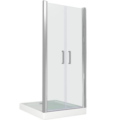 Душевая дверь в нишу Good Door Pandora SD-100 100 профиль Хром стекло прозрачное