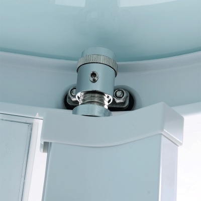 Душевая кабина Orans SR-86155 AL 130x90 с гидромассажем профиль Белый задние стенки Белые