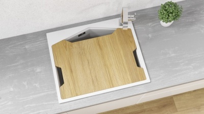 Кухонная мойка KitKraken Ocean Grey 60 Серая