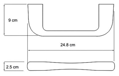 Держатель для полотенец WasserKRAFT Berkel 25 K-6832 Хром