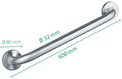 Поручень Ridder Assistent А00160051 Сталь