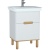 Тумба с раковиной Vitra Sento 65 60821 Белая матовая