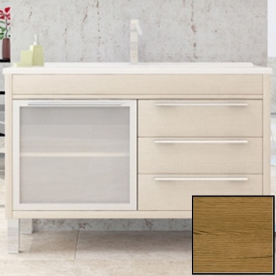 Тумба с раковиной SanVit Новелла Lux 100 knoveln100 с фактурой под дерево Акация светлая