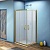 Душевой уголок Good Door Jazze CR-100-G-BR 100x100 профиль Бронза стекло Grape
