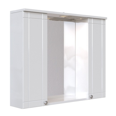 Зеркало со шкафом San Star Лира 80 51.1-2.5.1. Белое