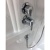 Душевая кабина Royal Bath BP 100х80 RB8100BP1-T-CH-L стекло прозрачное задняя стенка Белая