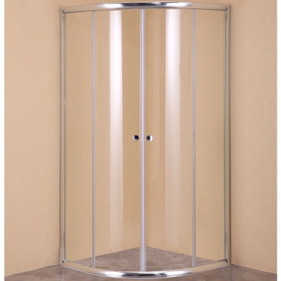 Душевой уголок Agger A01-080TCR/G 80x80 профиль Хром стекло прозрачное